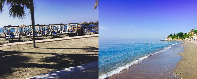 Playas de Burriana en Nerja