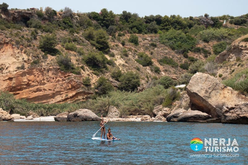 Paddle surf en burriana (Nerja)