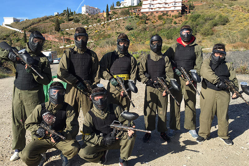 Paintball en Nerja para grupos y amigos